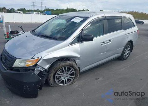 2011 Honda Odyssey Ex-L из США, поврежденный, VIN 5FNRL5H69BB001236
